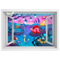 Ventanas fantasía animal 3d